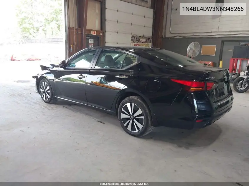2022 Nissan Altima Sv Intelligent Awd VIN: 1N4BL4DW3NN348266 Lot: 42603883