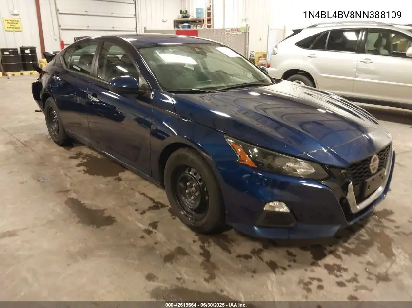 2022 Nissan Altima S Fwd VIN: 1N4BL4BV8NN388109 Lot: 42619664