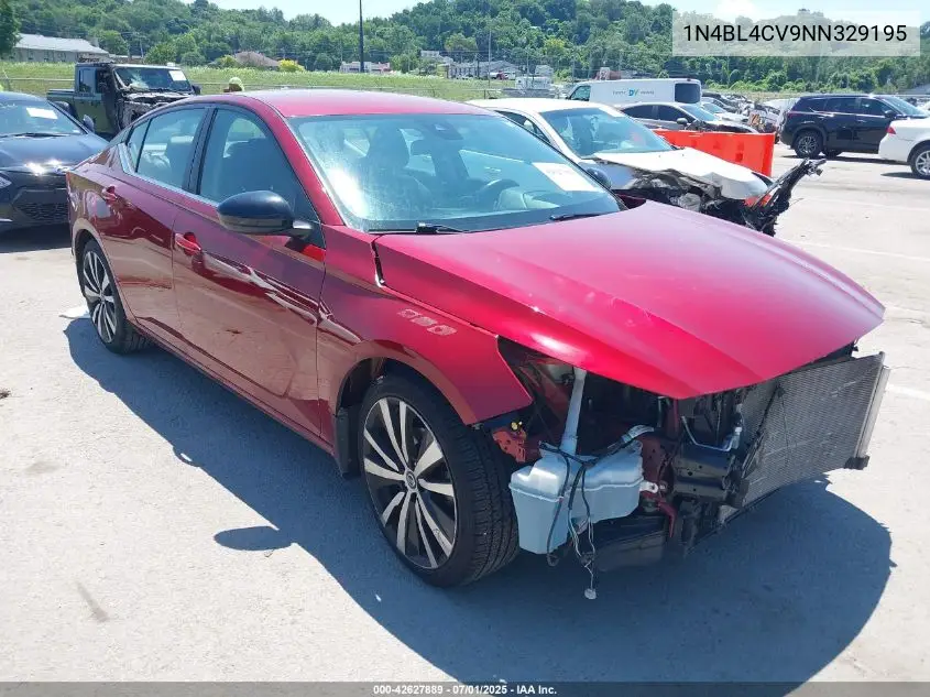 2022 Nissan Altima Sr Fwd VIN: 1N4BL4CV9NN329195 Lot: 42627889