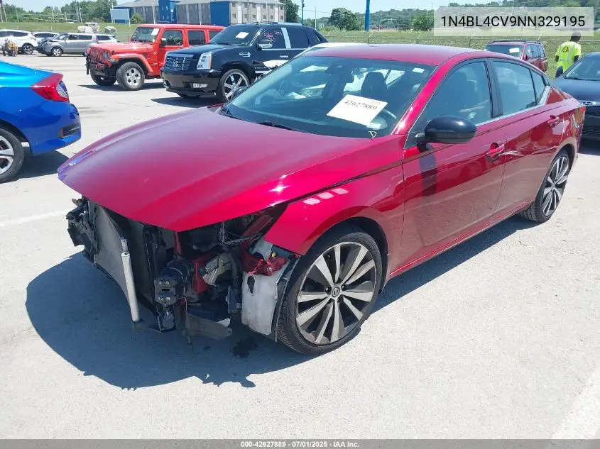2022 Nissan Altima Sr Fwd VIN: 1N4BL4CV9NN329195 Lot: 42627889
