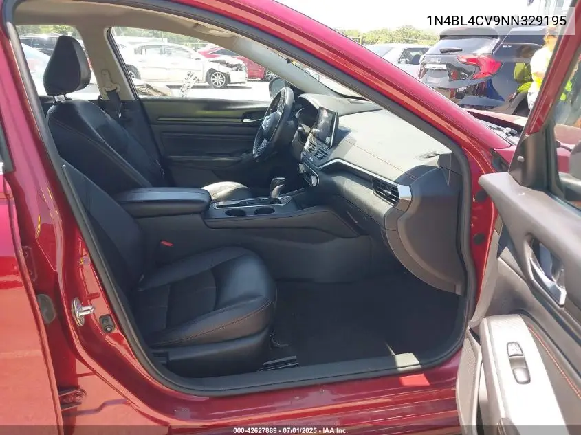 2022 Nissan Altima Sr Fwd VIN: 1N4BL4CV9NN329195 Lot: 42627889