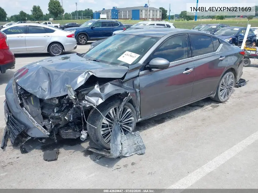 2023 Nissan Altima Sl Fwd VIN: 1N4BL4EVXPN321669 Lot: 42628647