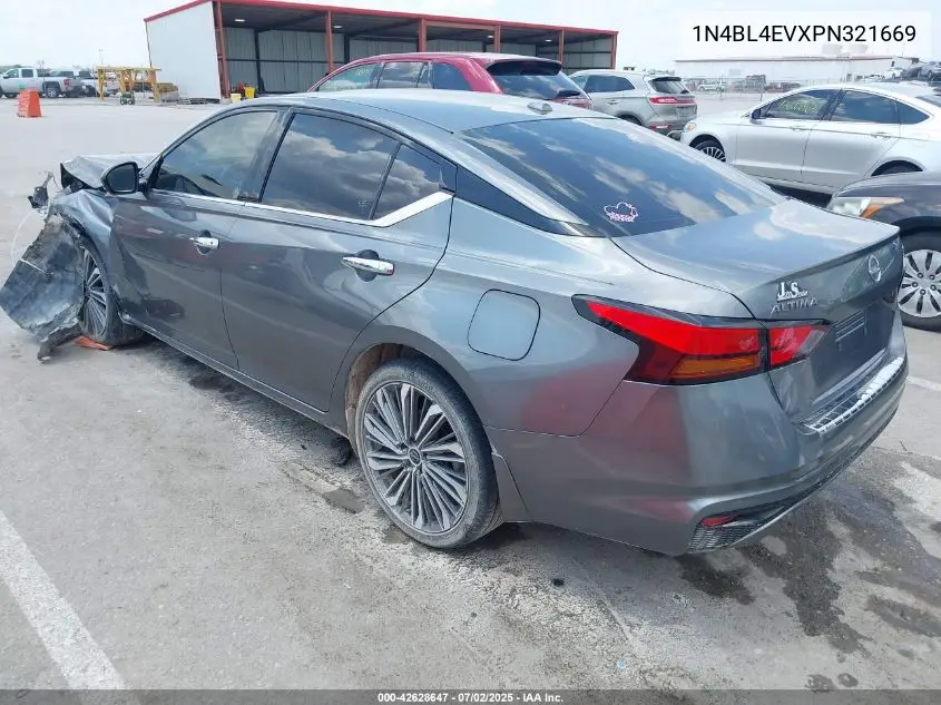 2023 Nissan Altima Sl Fwd VIN: 1N4BL4EVXPN321669 Lot: 42628647