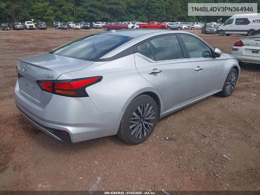 2023 Nissan Altima Sv Fwd VIN: 1N4BL4DV3PN364946 Lot: 42643929