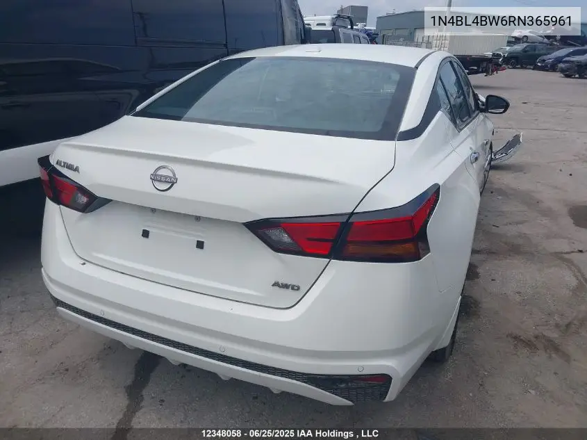 2024 Nissan Altima S VIN: 1N4BL4BW6RN365961 Lot: 12348058