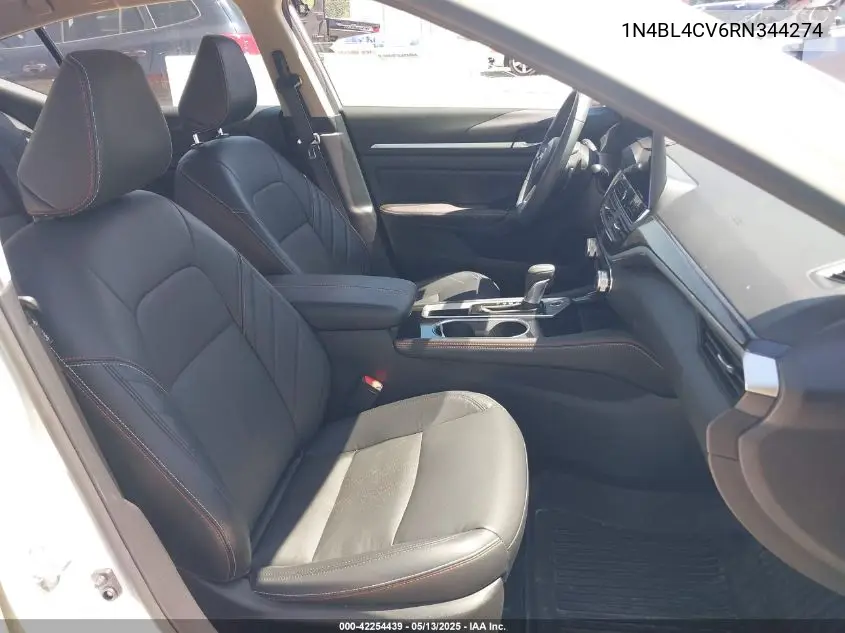 2024 Nissan Altima Sr Fwd VIN: 1N4BL4CV6RN344274 Lot: 42254439