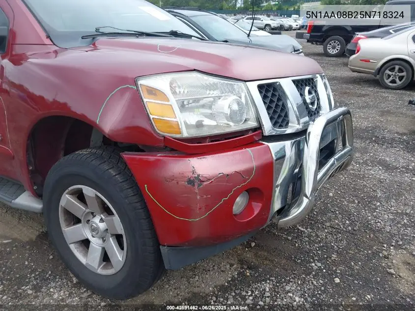 2005 Nissan Armada Le VIN: 5N1AA08B25N718324 Lot: 42591462