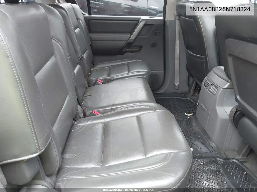 2005 Nissan Armada Le VIN: 5N1AA08B25N718324 Lot: 42591462