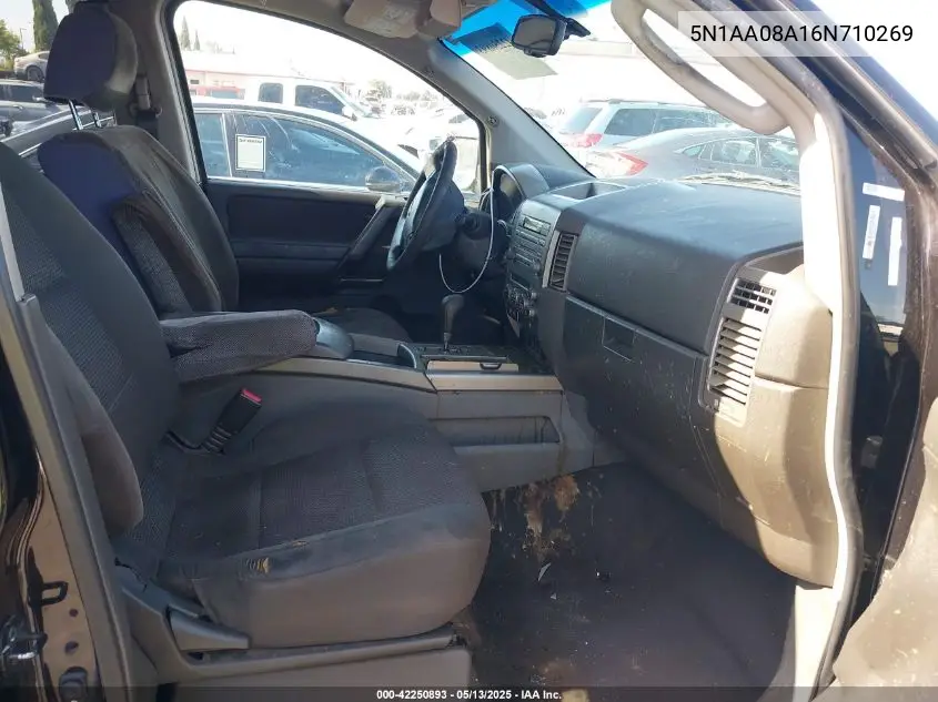 2006 Nissan Armada Se VIN: 5N1AA08A16N710269 Lot: 42250893