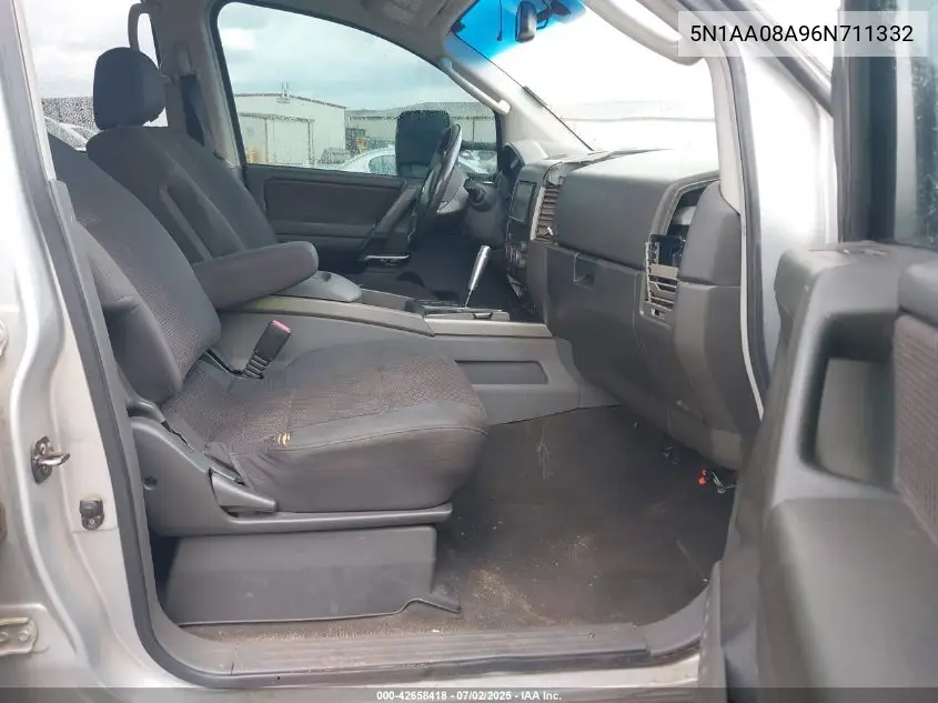 2006 Nissan Armada Se VIN: 5N1AA08A96N711332 Lot: 42658418