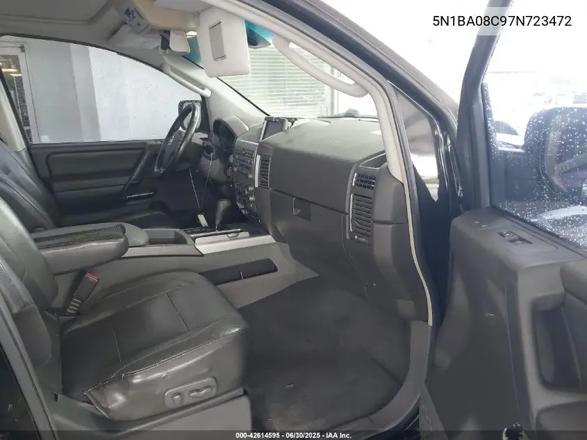 2007 Nissan Armada Le VIN: 5N1BA08C97N723472 Lot: 42614595