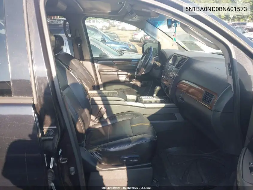 2011 Nissan Armada Sl VIN: 5N1BA0ND0BN601573 Lot: 42639729