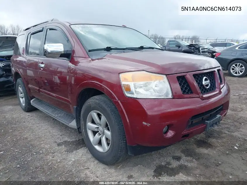 2012 Nissan Armada Sv VIN: 5N1AA0NC6CN614073 Lot: 42019225