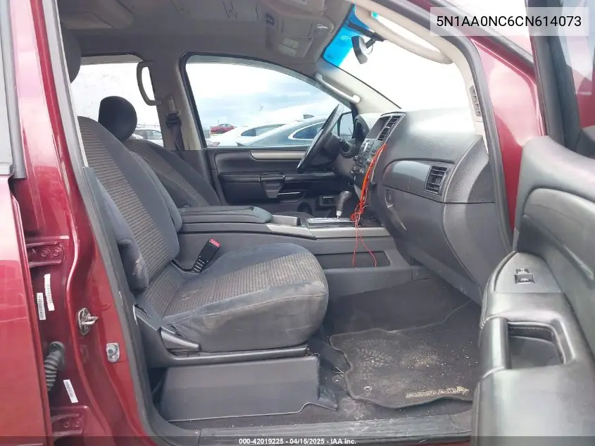 2012 Nissan Armada Sv VIN: 5N1AA0NC6CN614073 Lot: 42019225