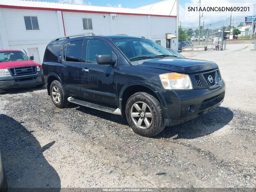 2013 Nissan Armada Sv VIN: 5N1AA0NC6DN609201 Lot: 42412007