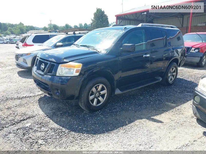 2013 Nissan Armada Sv VIN: 5N1AA0NC6DN609201 Lot: 42412007