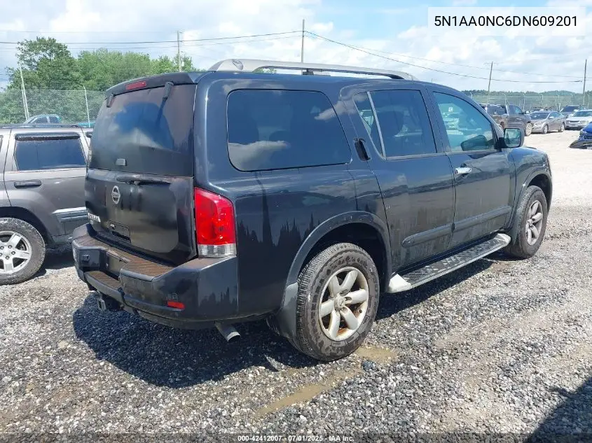 2013 Nissan Armada Sv VIN: 5N1AA0NC6DN609201 Lot: 42412007