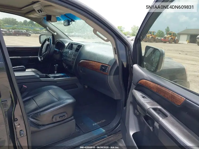 2013 Nissan Armada Platinum VIN: 5N1AA0NE4DN609831 Lot: 42593015