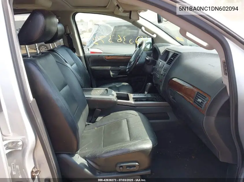 2013 Nissan Armada Sl VIN: 5N1BA0NC1DN602094 Lot: 42636373