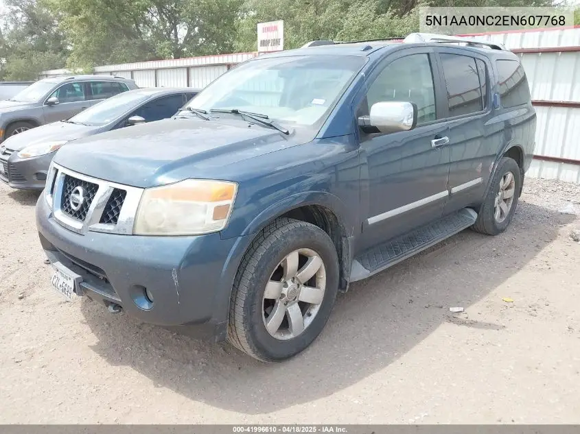 2014 Nissan Armada Sl VIN: 5N1AA0NC2EN607768 Lot: 41996610
