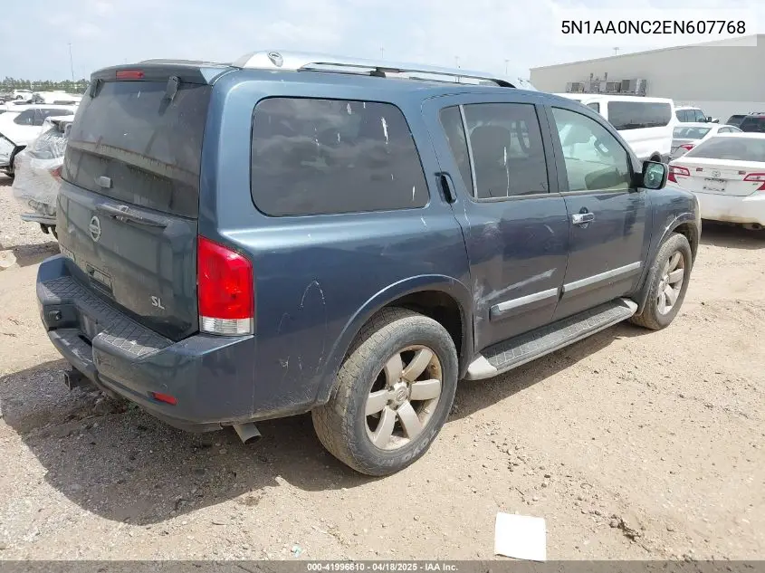 2014 Nissan Armada Sl VIN: 5N1AA0NC2EN607768 Lot: 41996610