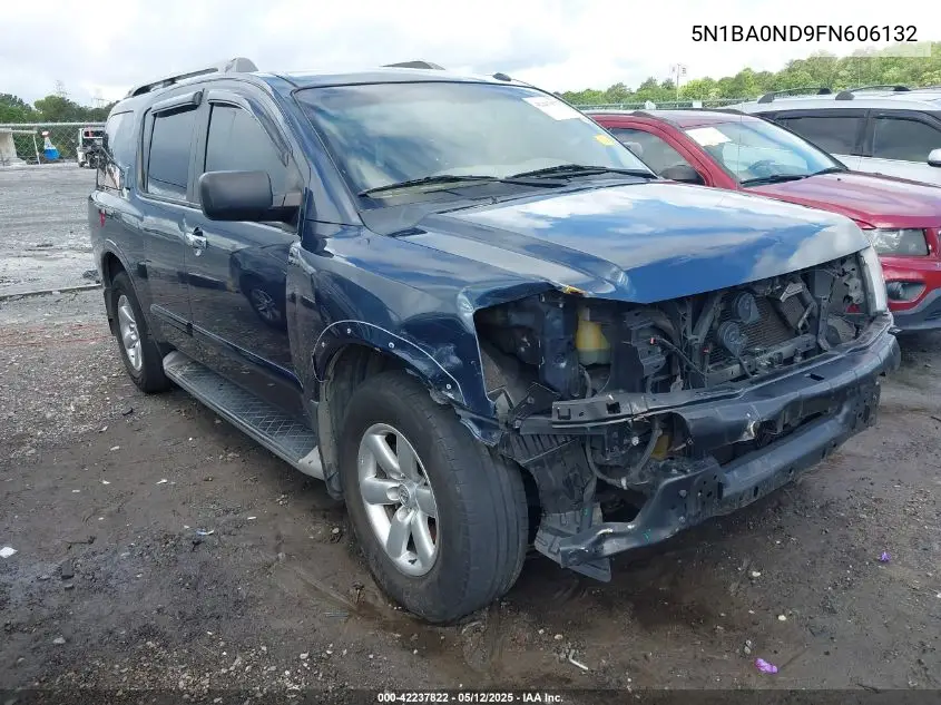 2015 Nissan Armada Sv/Sl/Platinum VIN: 5N1BA0ND9FN606132 Lot: 42237822