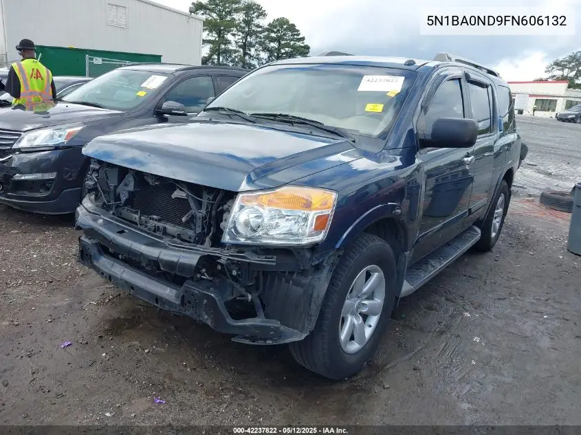 2015 Nissan Armada Sv/Sl/Platinum VIN: 5N1BA0ND9FN606132 Lot: 42237822