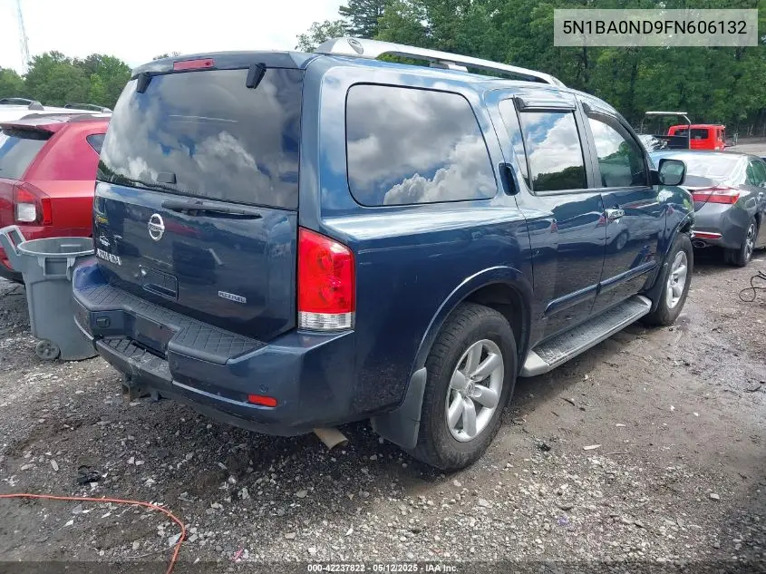 2015 Nissan Armada Sv/Sl/Platinum VIN: 5N1BA0ND9FN606132 Lot: 42237822