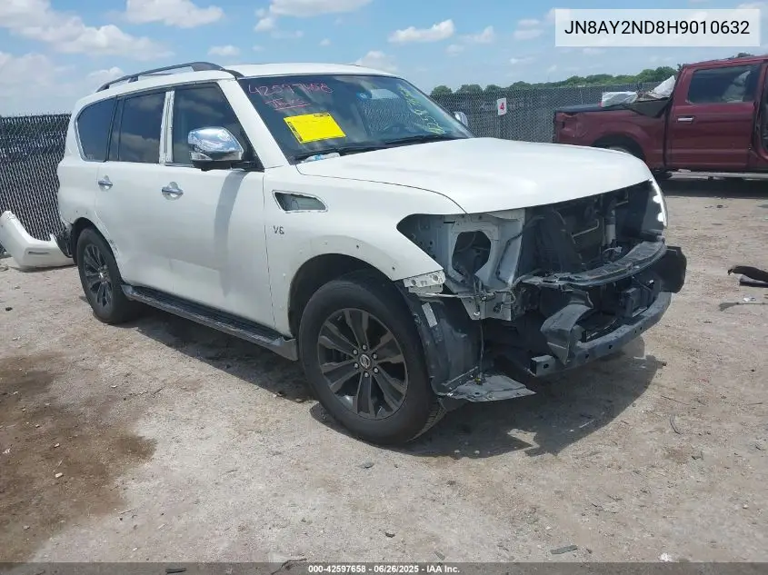 2017 Nissan Armada Platinum VIN: JN8AY2ND8H9010632 Lot: 42597658