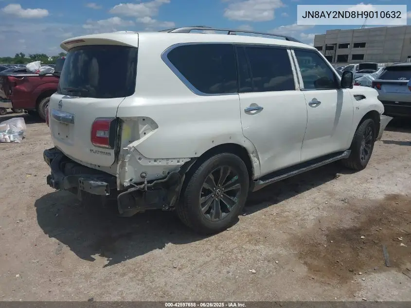 2017 Nissan Armada Platinum VIN: JN8AY2ND8H9010632 Lot: 42597658