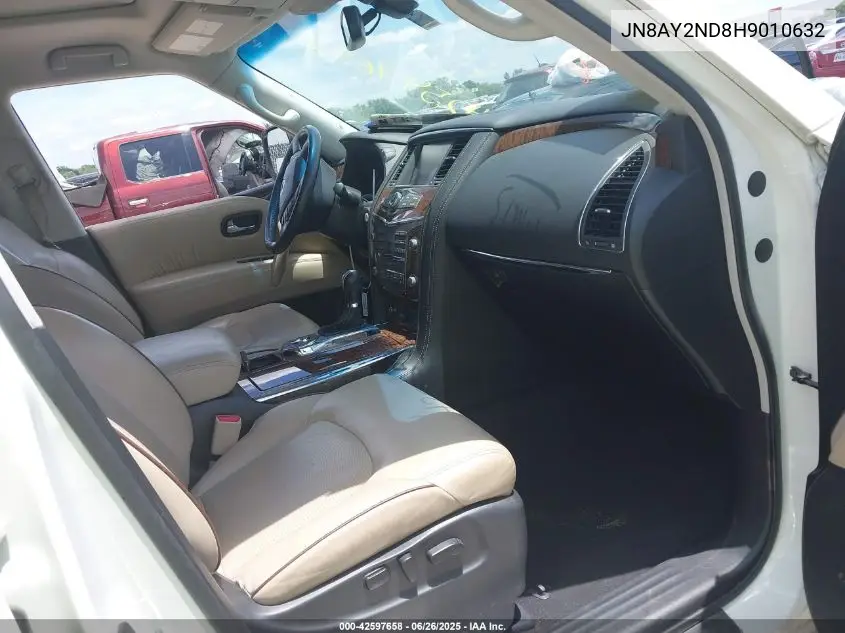 2017 Nissan Armada Platinum VIN: JN8AY2ND8H9010632 Lot: 42597658