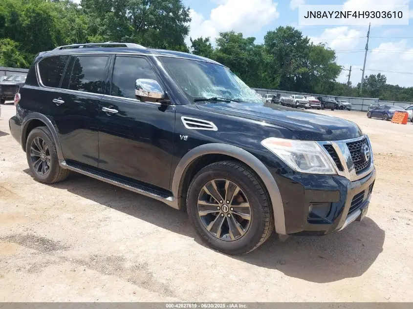 jn8ay2nf4h9303610 JN8AY2NF4H9303610 2017 Nissan Armada Platinum