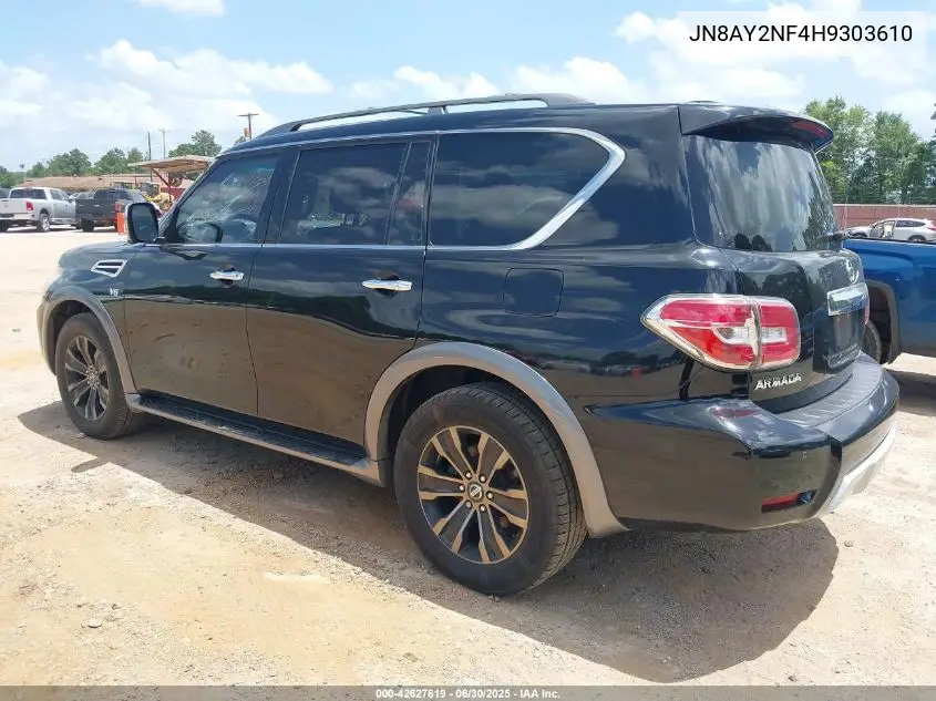 jn8ay2nf4h9303610 JN8AY2NF4H9303610 2017 Nissan Armada Platinum