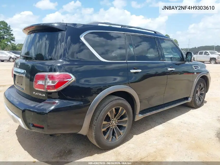 jn8ay2nf4h9303610 JN8AY2NF4H9303610 2017 Nissan Armada Platinum