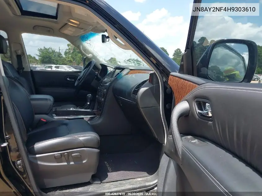 jn8ay2nf4h9303610 JN8AY2NF4H9303610 2017 Nissan Armada Platinum