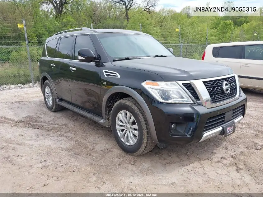 2018 Nissan Armada Sv VIN: JN8AY2ND4J9055315 Lot: 42248411