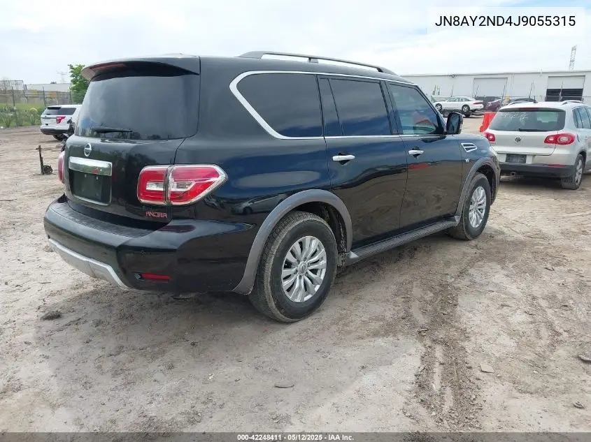 2018 Nissan Armada Sv VIN: JN8AY2ND4J9055315 Lot: 42248411