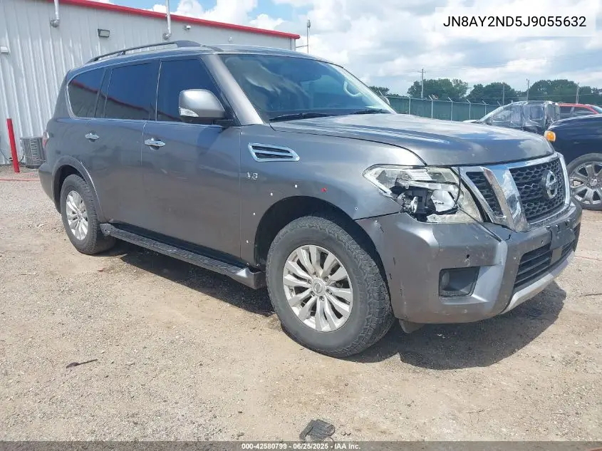 2018 Nissan Armada Sv VIN: JN8AY2ND5J9055632 Lot: 42580799