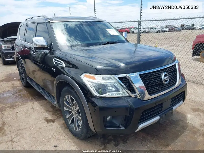 2018 Nissan Armada Sl VIN: JN8AY2ND0J9056333 Lot: 42596845