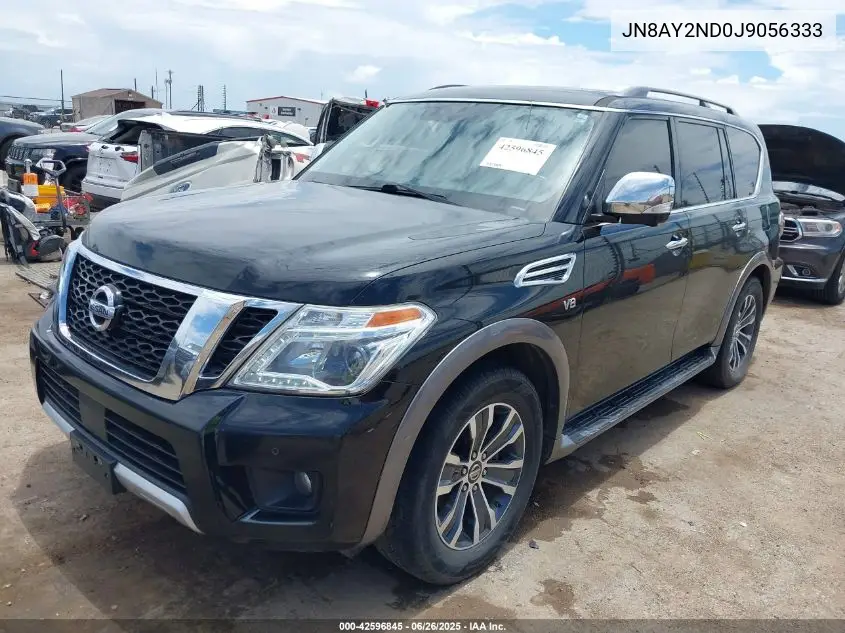 2018 Nissan Armada Sl VIN: JN8AY2ND0J9056333 Lot: 42596845