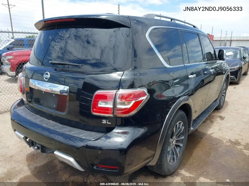 2018 Nissan Armada Sl VIN: JN8AY2ND0J9056333 Lot: 42596845