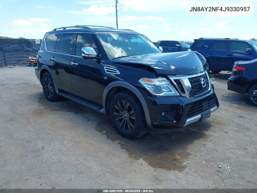 2018 Nissan Armada Platinum VIN: JN8AY2NF4J9330957 Lot: 42621938
