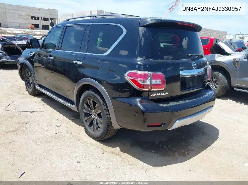 2018 Nissan Armada Platinum VIN: JN8AY2NF4J9330957 Lot: 42621938