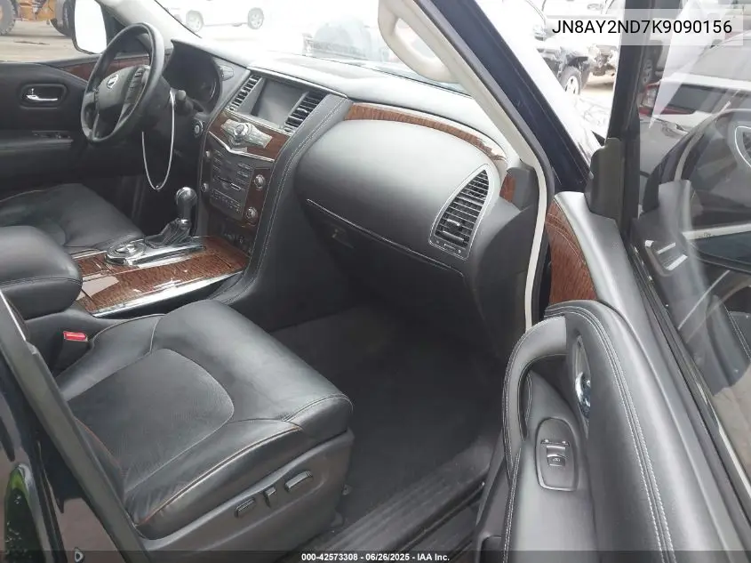 2019 Nissan Armada Sl VIN: JN8AY2ND7K9090156 Lot: 42573308