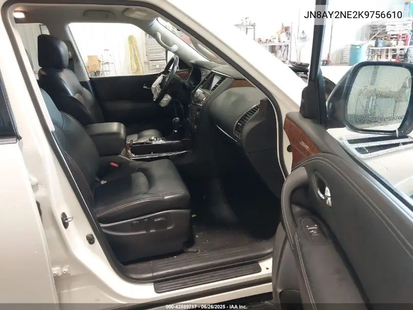 2019 Nissan Armada Platinum VIN: JN8AY2NE2K9756610 Lot: 42589717