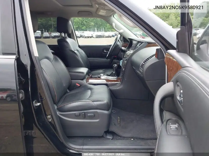 2019 Nissan Armada Platinum VIN: JN8AY2NC6K9580921 Lot: 42611750