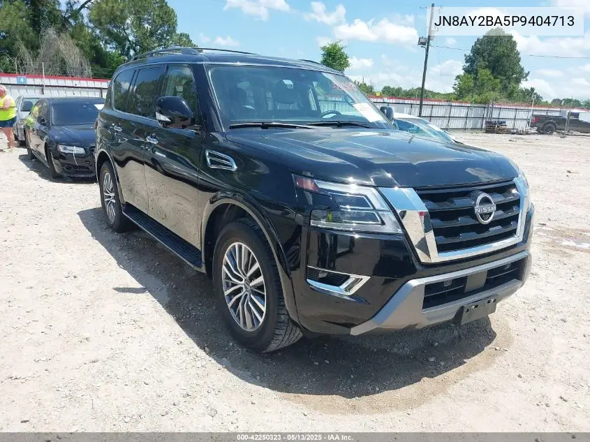 2023 Nissan Armada Sl 2Wd VIN: JN8AY2BA5P9404713 Lot: 42250323