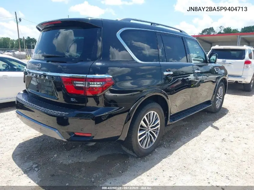 2023 Nissan Armada Sl 2Wd VIN: JN8AY2BA5P9404713 Lot: 42250323