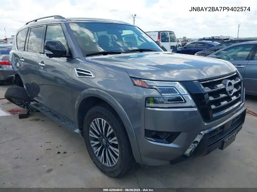 2023 Nissan Armada Sl 2Wd VIN: JN8AY2BA7P9402574 Lot: 42584843
