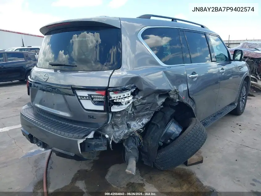 2023 Nissan Armada Sl 2Wd VIN: JN8AY2BA7P9402574 Lot: 42584843